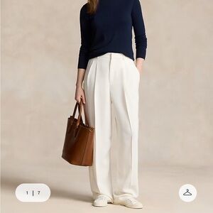 Satin Bacall Pant- Polo Ralph Lauren